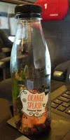 Orange splash flavoured water