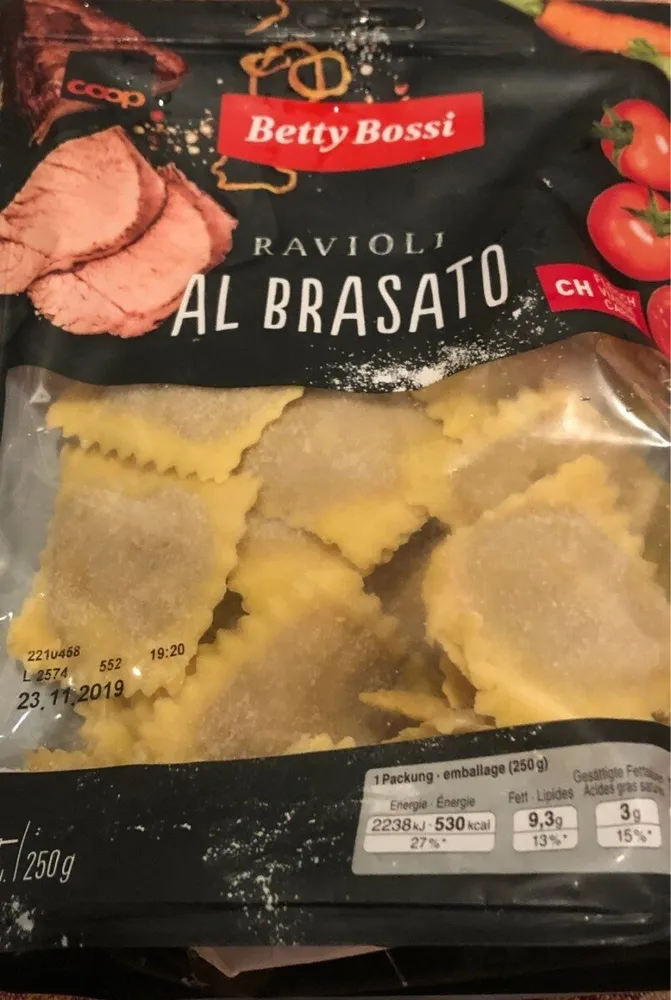 RAVIOLI AL BRASATO