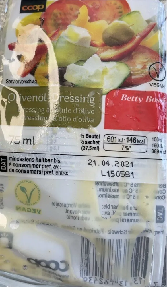 Olivenöl-Dressing