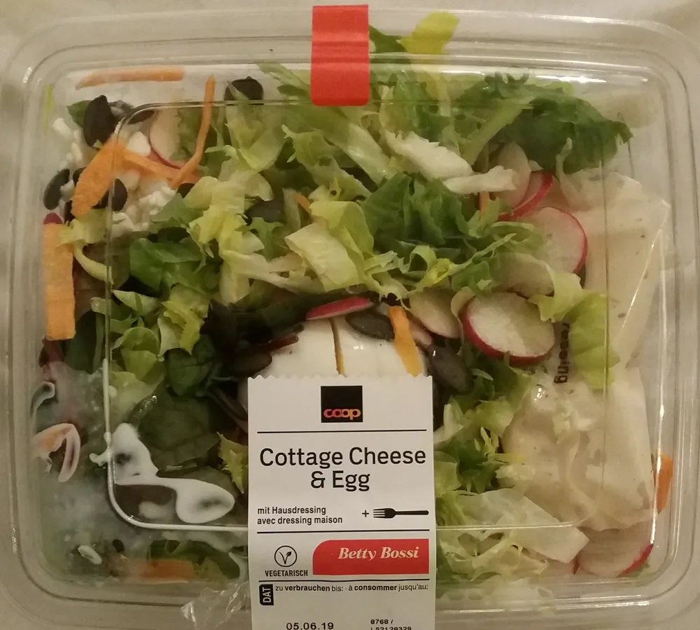 salade cottage cheese & egg