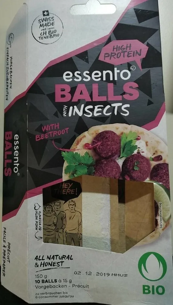 Balls with insects