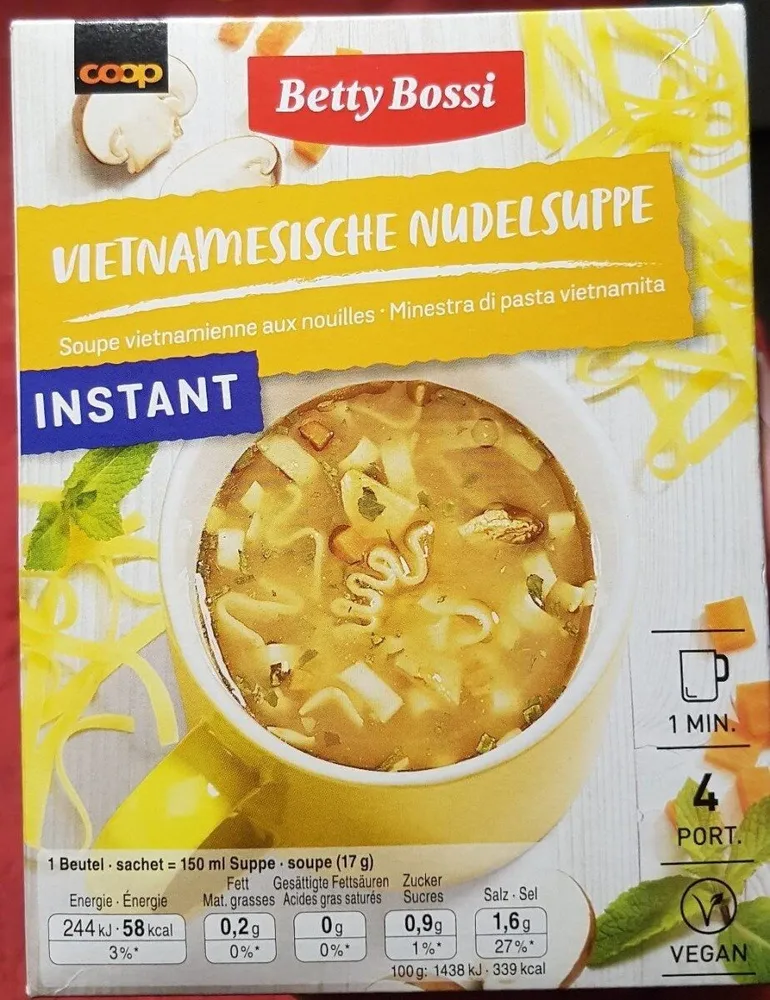 Soupe vietnamienne aux nouilles