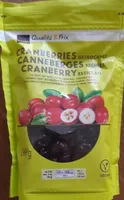 Canneberges séchées