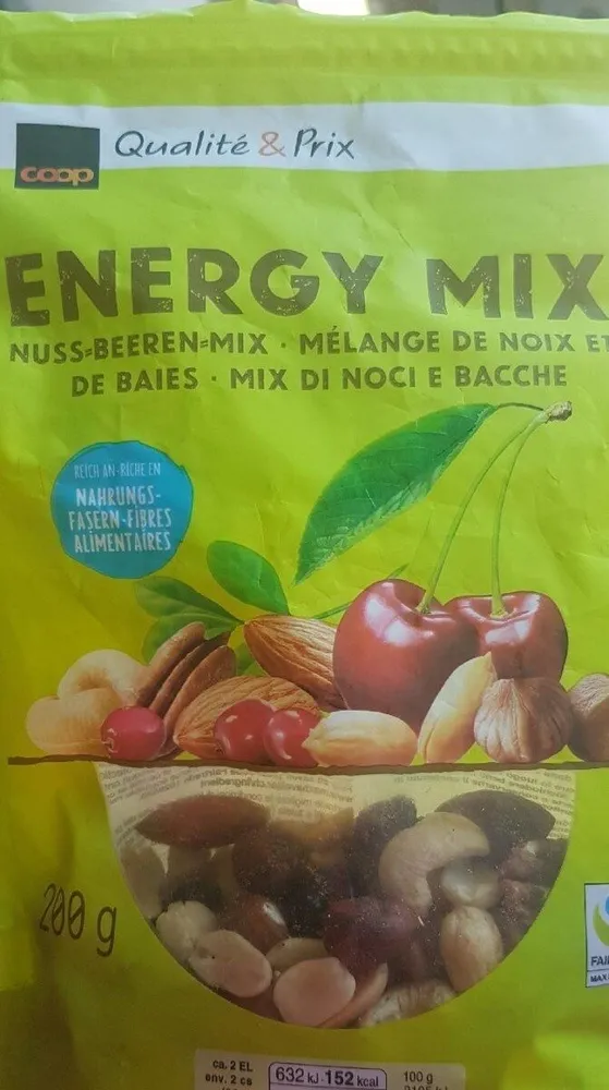 Energy mix - mélange de noix et de baies