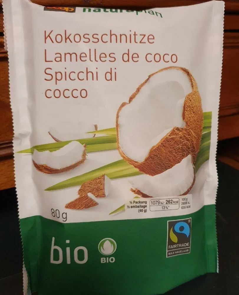 Lamelles de coco / Kokosschnitze