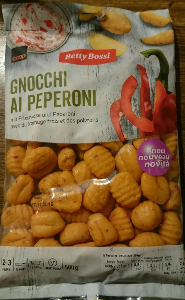 Gnocchi ai peperoni