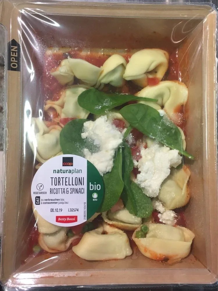 Tortellini Ricotta & épinards