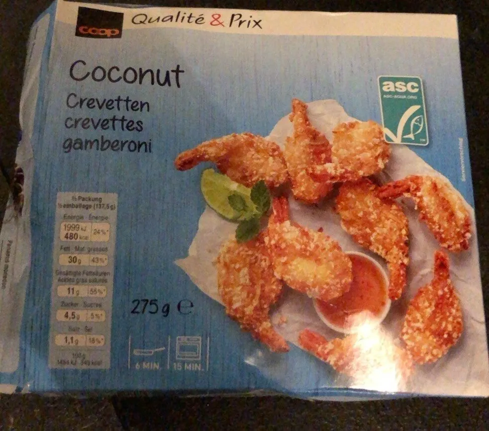 Coconut crevet