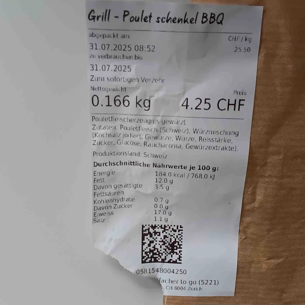 Grill Poulrt schenkel BBQ