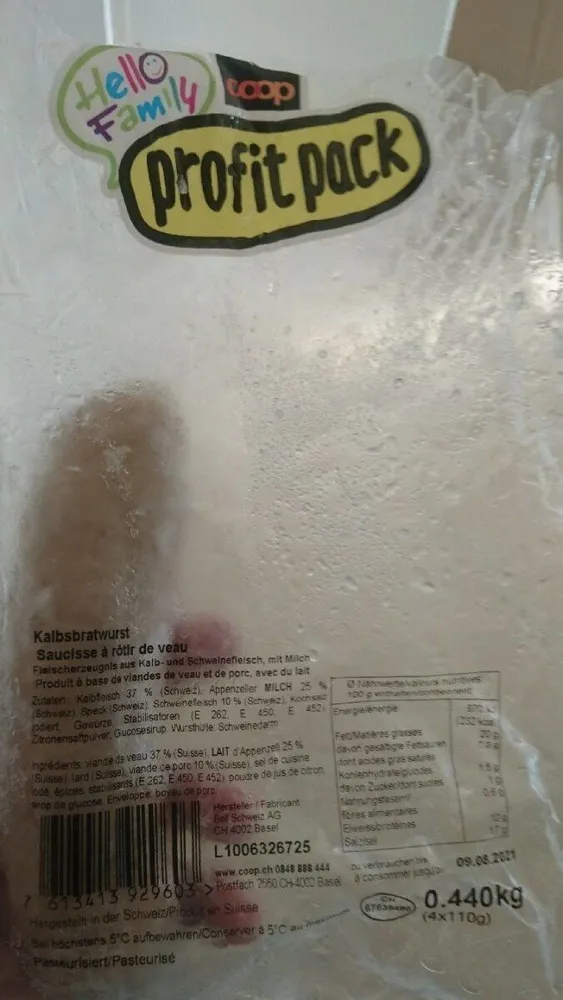 Kalbsbratwurst