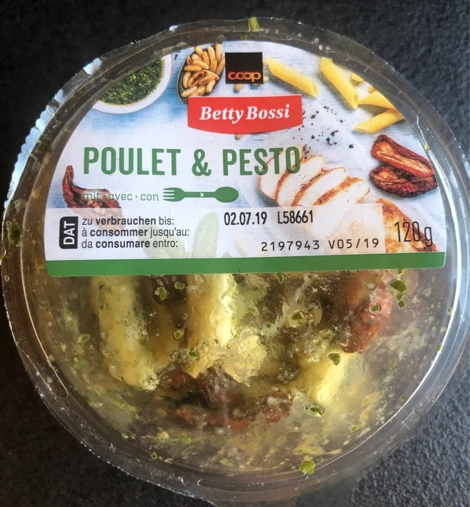 Poulet et Pesto