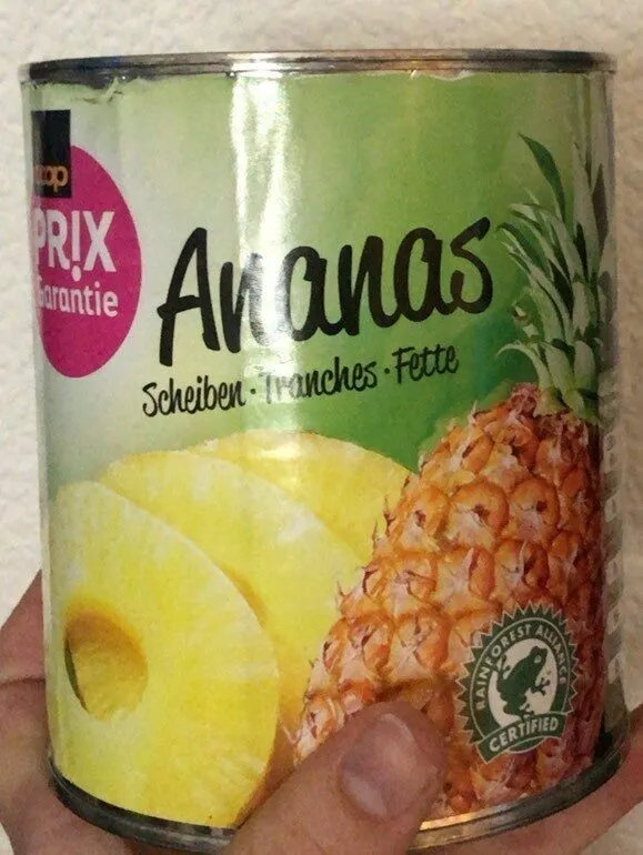 Ananas tranches