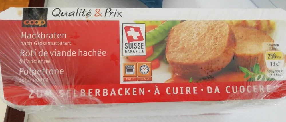 Hackbraten nach Grossmutterart