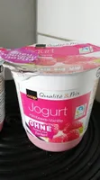 Yogourt framboise vanille sans sucre ajouté