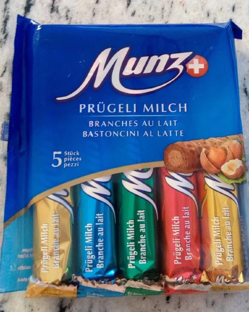 Munz, Schokoladenstängel