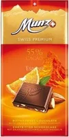 Munz Swiss Premium Zartbitter Orange / Mandeln 100G