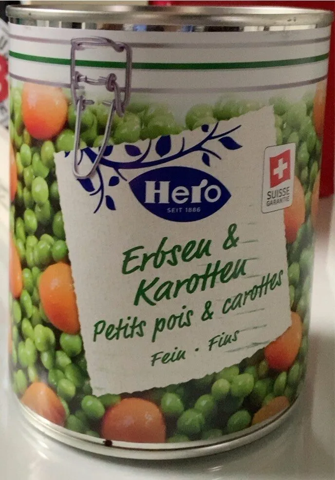 Erbsen und Karotten