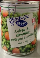 Erbsen und Karotten