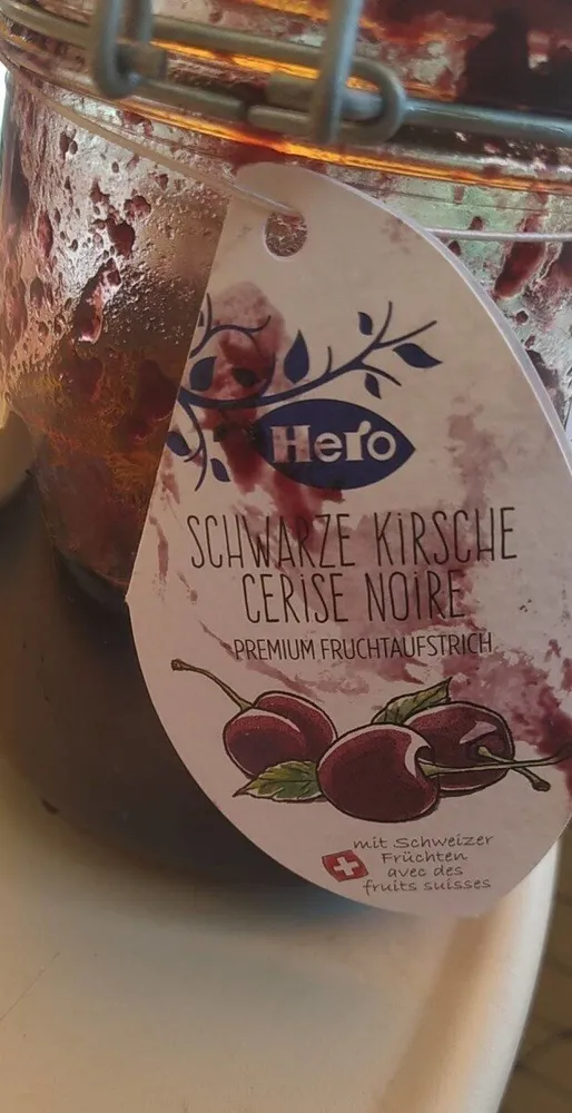 Cerise noire premium tartinade