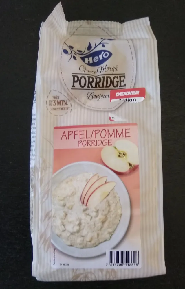 Porridge à la pomme