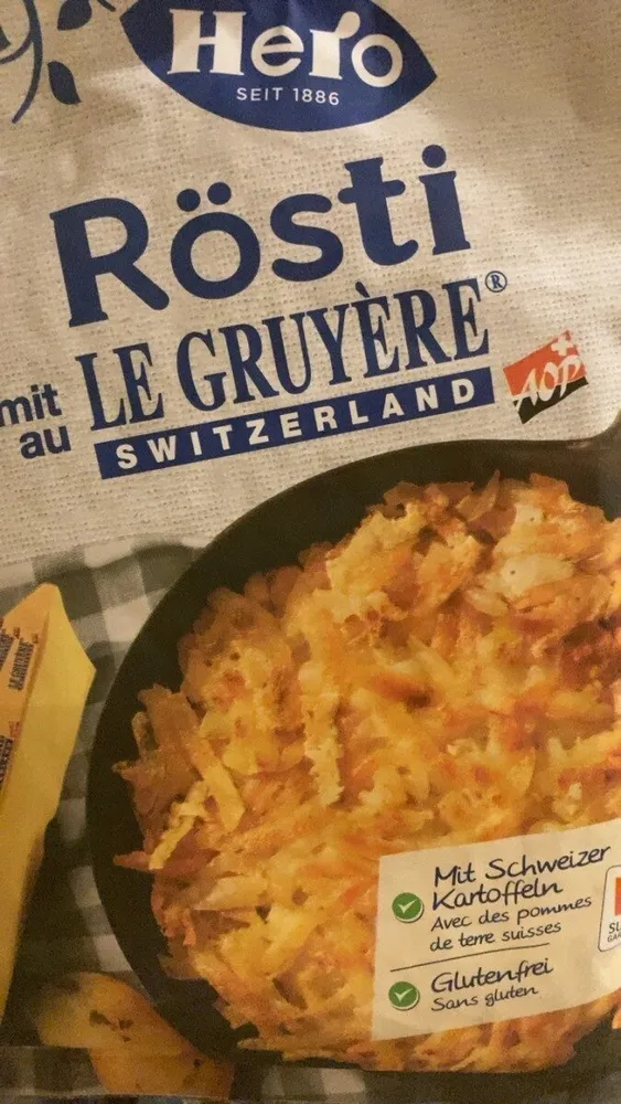 Rösti le gruyère