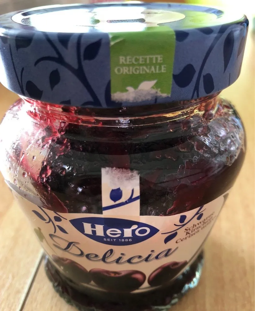 Konfitüre Delicia, Schwarze Kirsche