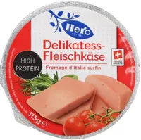 Delikatess-fleischkäse fleischerzeugnis gekocht