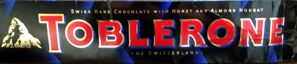 Toblerone chocolate bar dark