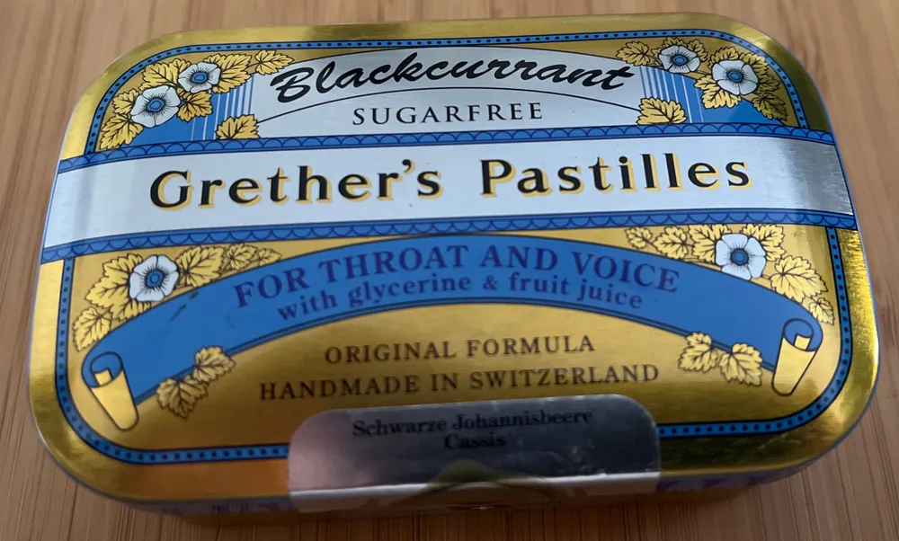 Grether's Pastilles Blackcurrant Zuckerfrei