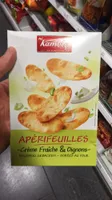 Apérifeuilles - Crème fraîche & Oignons  - Dorées au four