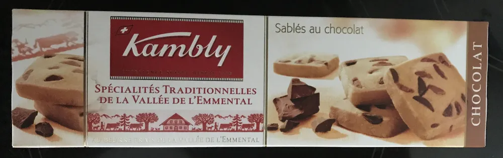 Sablés au chocolat au beurre frais de la vallée de l'Emmental