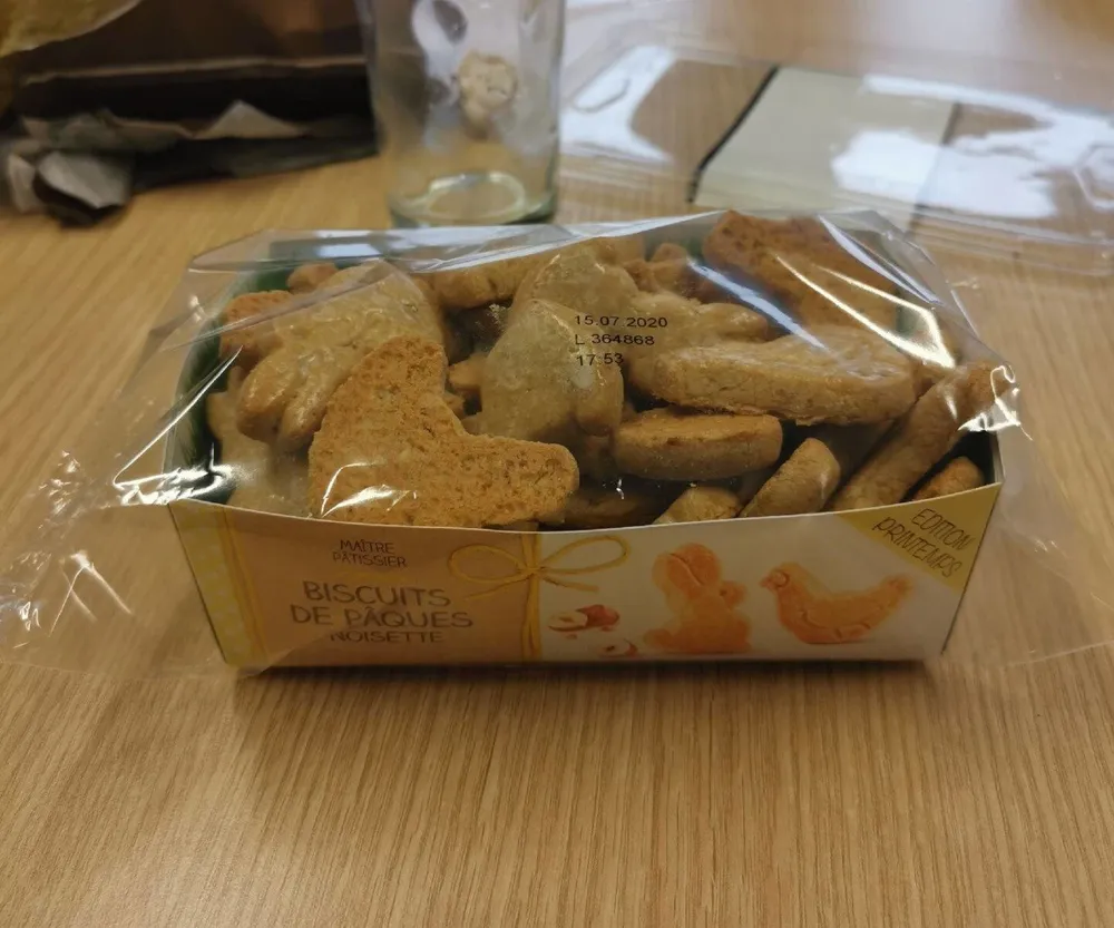 Biscuits de pâques noisette