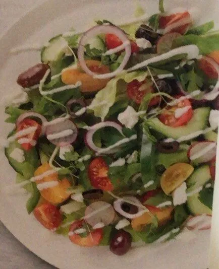 Sauce salade au yaourt