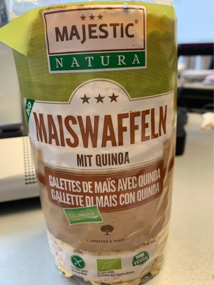 Galette de maïs avec quinia