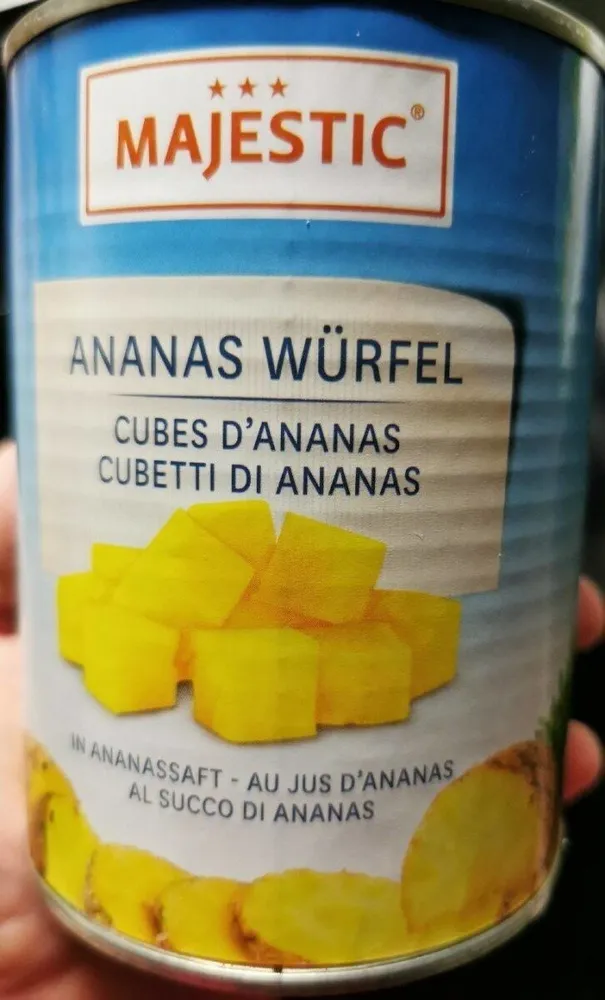 Ananas Würfel