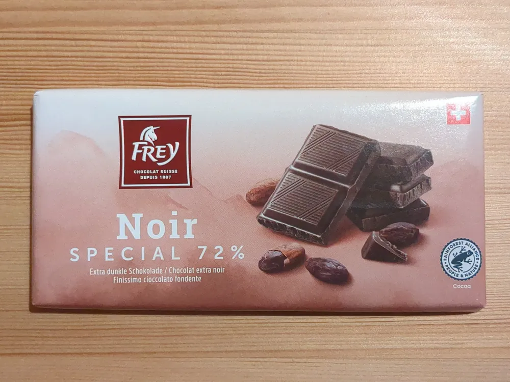 Noir Special 72% Extra dunkle Schokolade