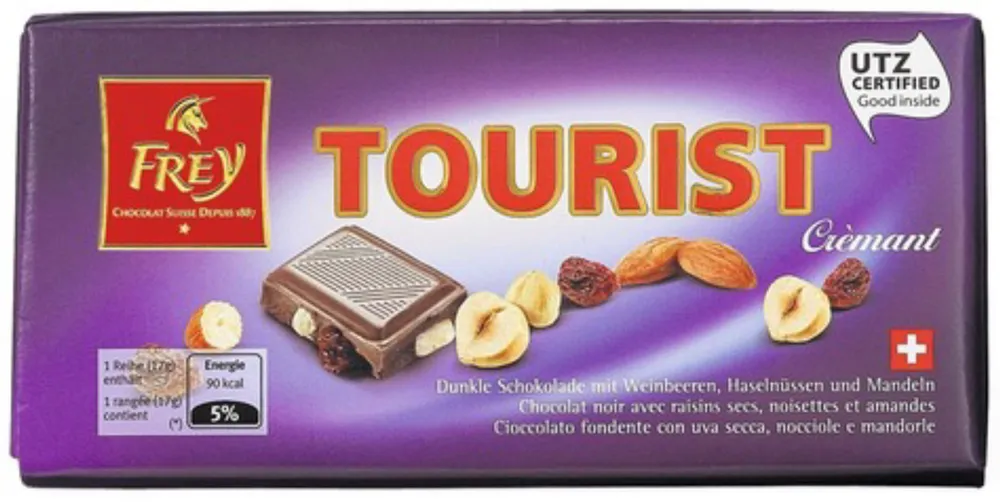 Tourist Crémant - Dunkle Schokolade mit Weinbeeren, Haselnüssen und Mandeln