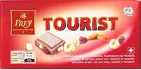 TOURIST – Milchschokolade mit Weinbeeren,  Haselnüssen und Mandeln