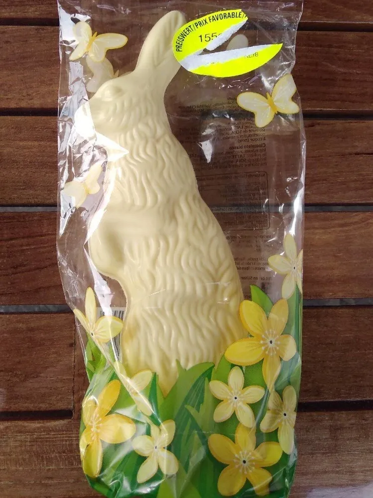 Lapin chocolat blanc