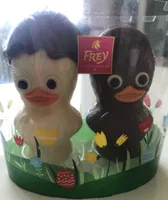 Chocolat au lait et chocolat blanc decoré