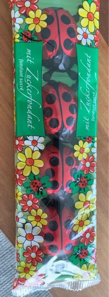 Coccinelles fondant sucré
