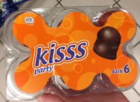Kisss party dark - Mousse au sucre, chocolat et gaufrette