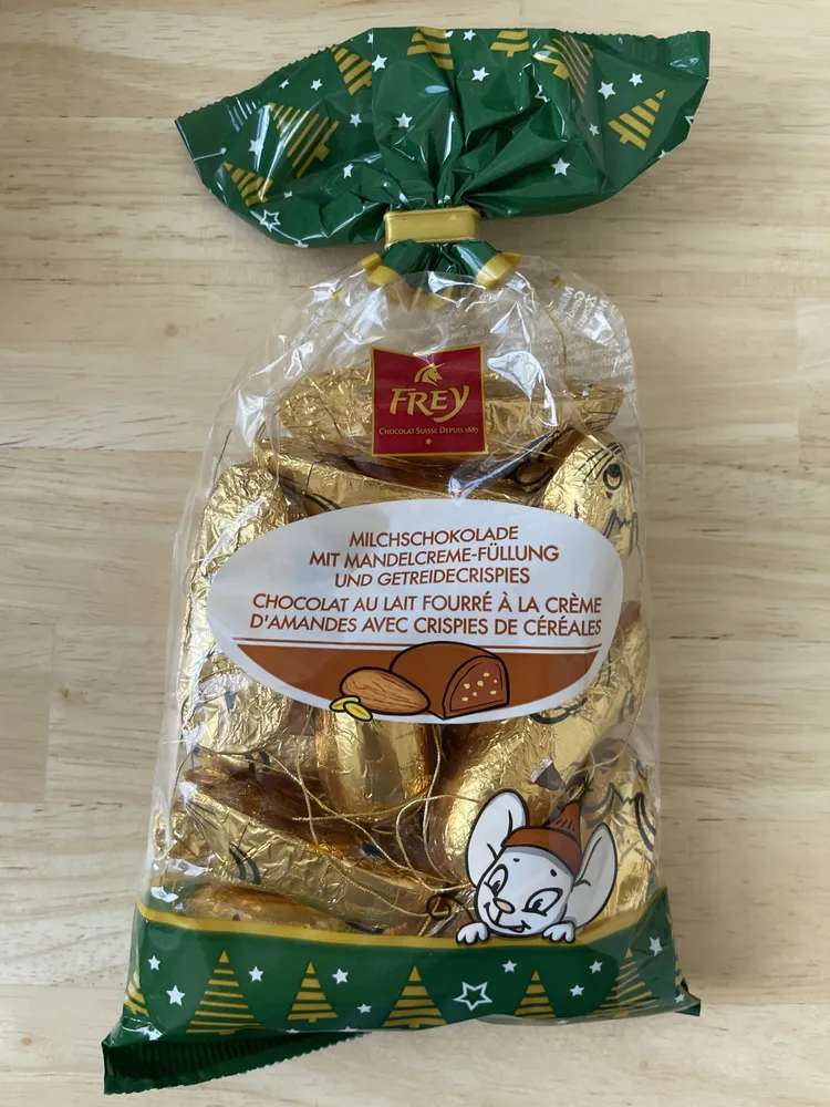Souris fourrées au chocolat