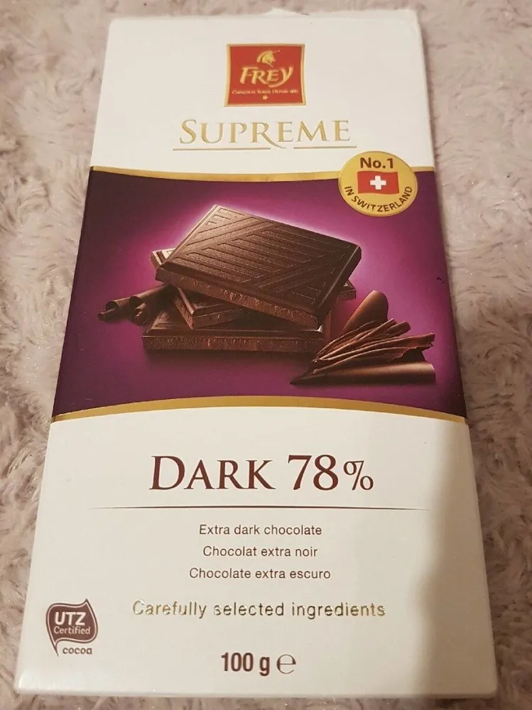 Tablette chocolat noir