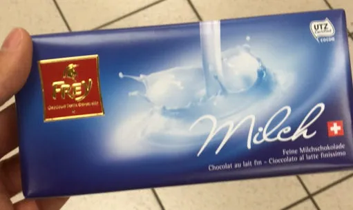 Milch Chocolat au lait fin