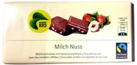 Chocolat Lait Noisettes Migros Bio