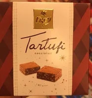 Confiserie au chocolat avec éclats de noisette, recouverte de cacao maigre en poudre