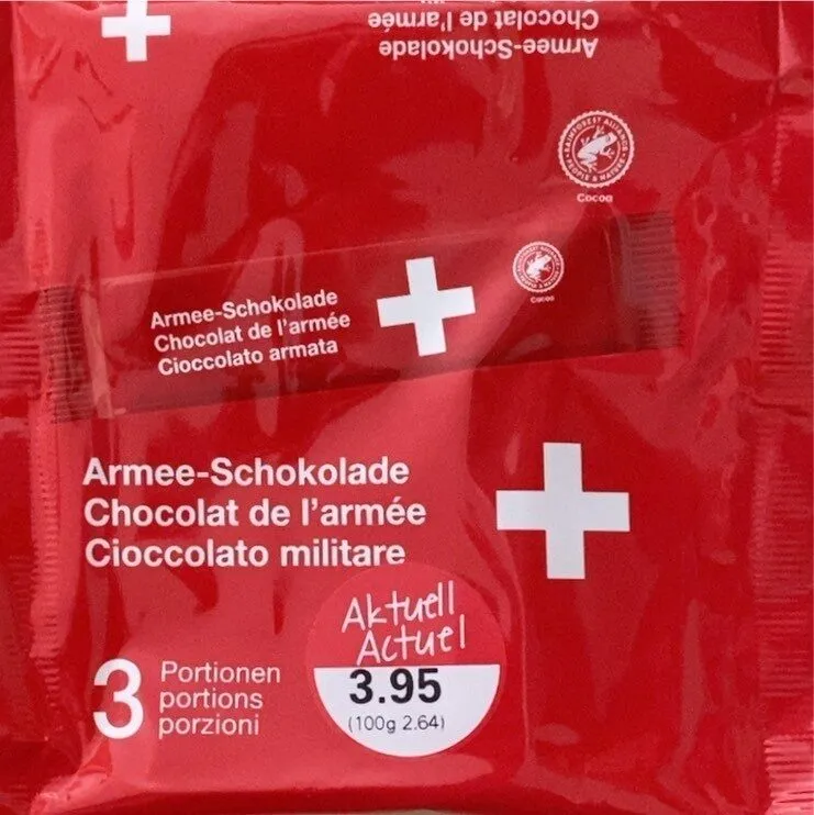 Armee-Schokolade