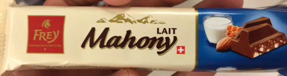Mahony lait chocolat fin au lait avec nougat au miel et aux amandes