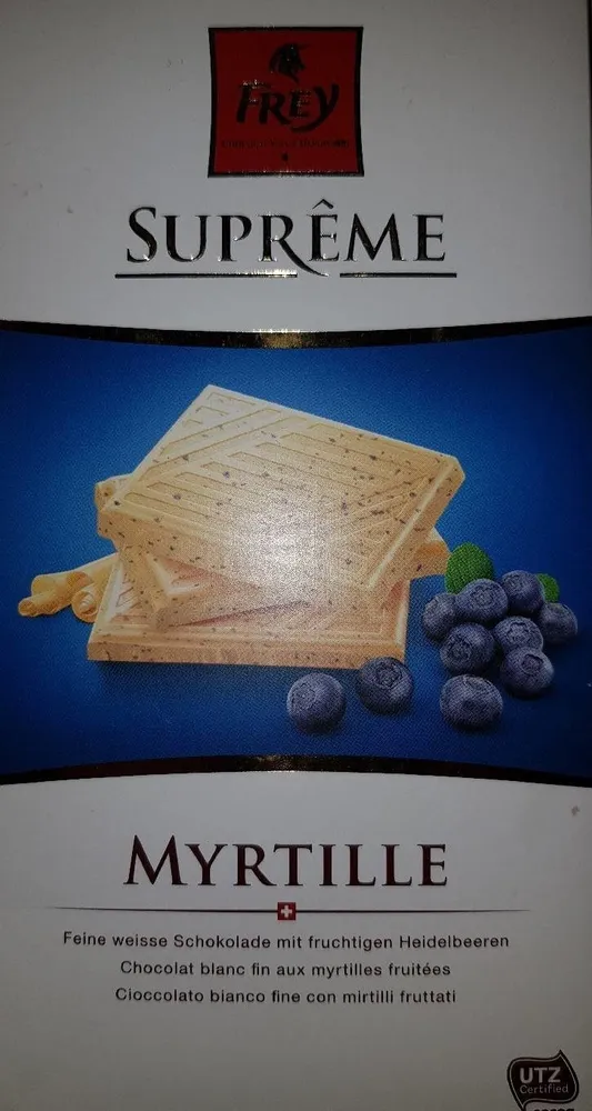 Chocolat Suprême Myrtille
